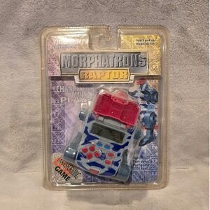Vtg 1996 Tiger Electronics Morphatrons Raptor Transforming LCD Game New 68-014